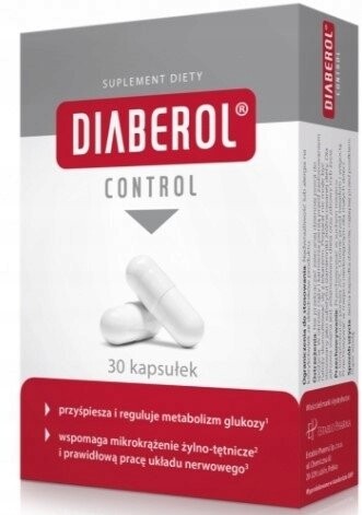 

Diaberol, Контроль, Сахар инсулинорезистентности, 30 капс.