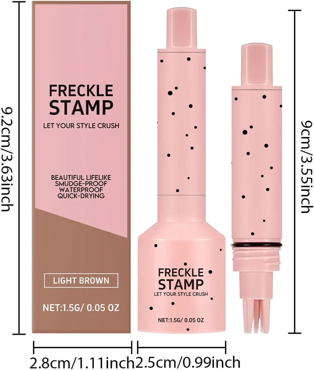 Штамп для веснушек Freckle Stamp Pen, натуральные веснушки, водостойкий, 1.5 г, ZP-A01-0029-02 — фото 4