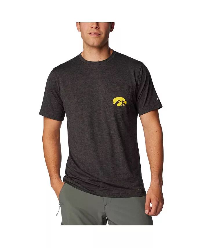 

Мужская черная футболка Iowa Hawkeyes Tech Trail Omni-Wick Columbia