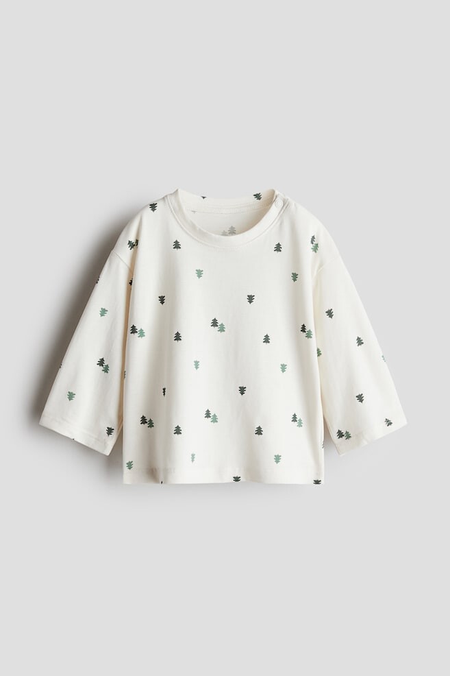 

Рубашка с длинным рукавом H&M, белый