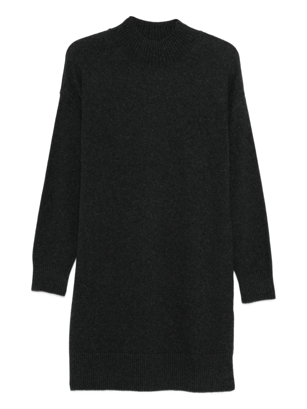 

Трикотажное миди-платье с круглым вырезом Barbour International, серый