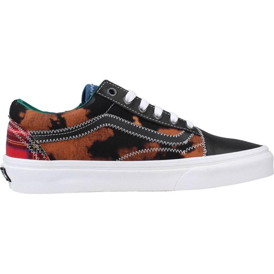 Кроссовки Vans модель Ua Old Skool Zip цветной анималистичный принт — фото 4