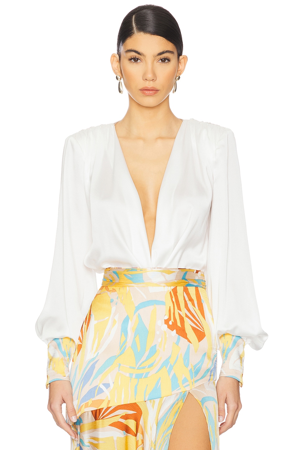 

Боди Noelle от Bronx And Banco, white & mustard multi