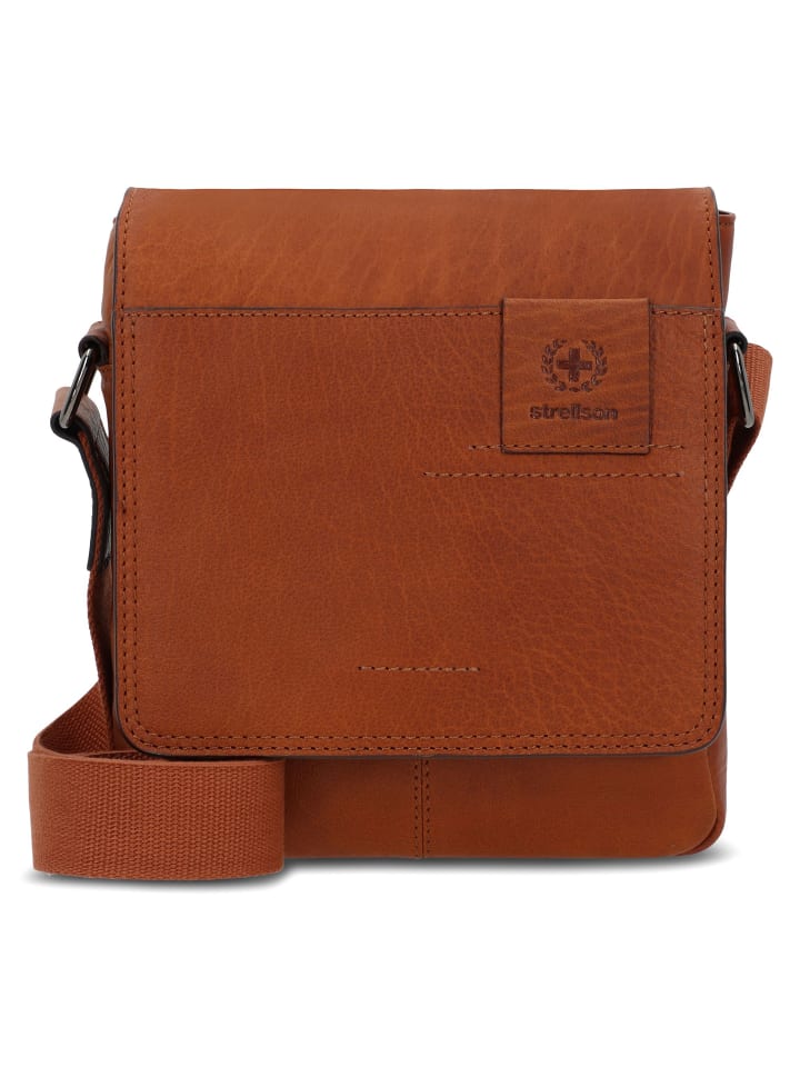 

Наплечная сумка Strellson Hyde Park Jeremy Umhängetasche Leder 21 cm, коричневый