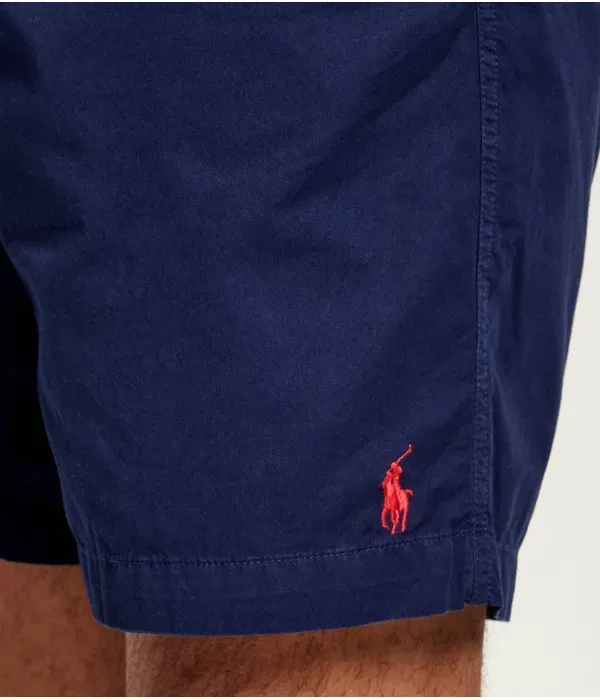 Шорты classic fit Polo Ralph Lauren, темно-синий — фото 4