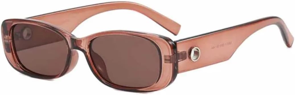 

Солнцезащитные очки с защитой UV400 | Овальная оправа с леопардовым принтом, цветные линзы | Для женщин и мужчин, для занятий спортом на открытом воздухе и вождения DSVIGF, Brown Coffee