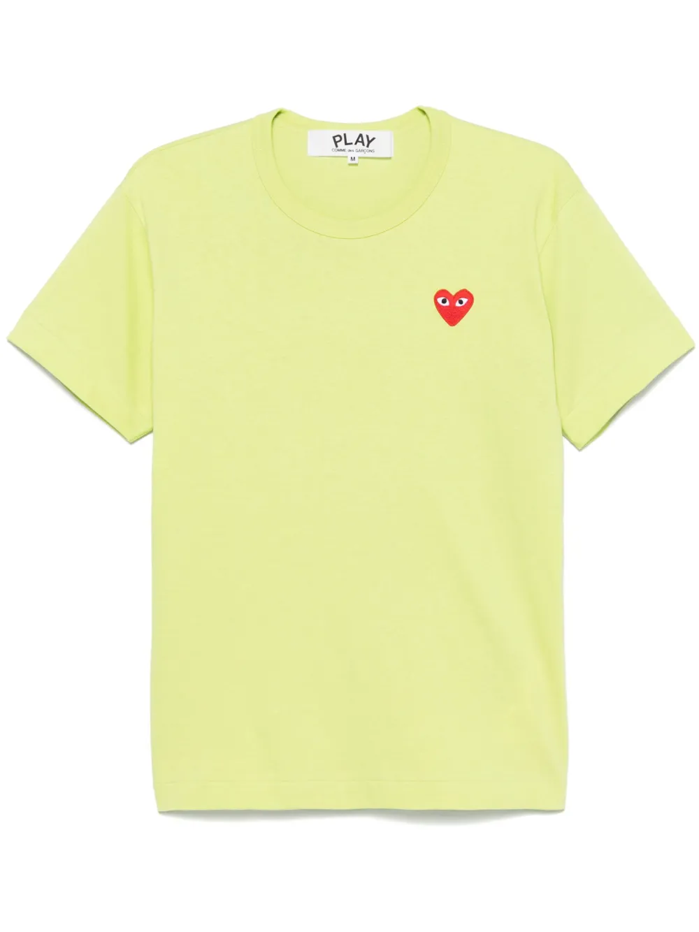 

Футболка с нашивкой Comme Des Garçons Play, зеленый