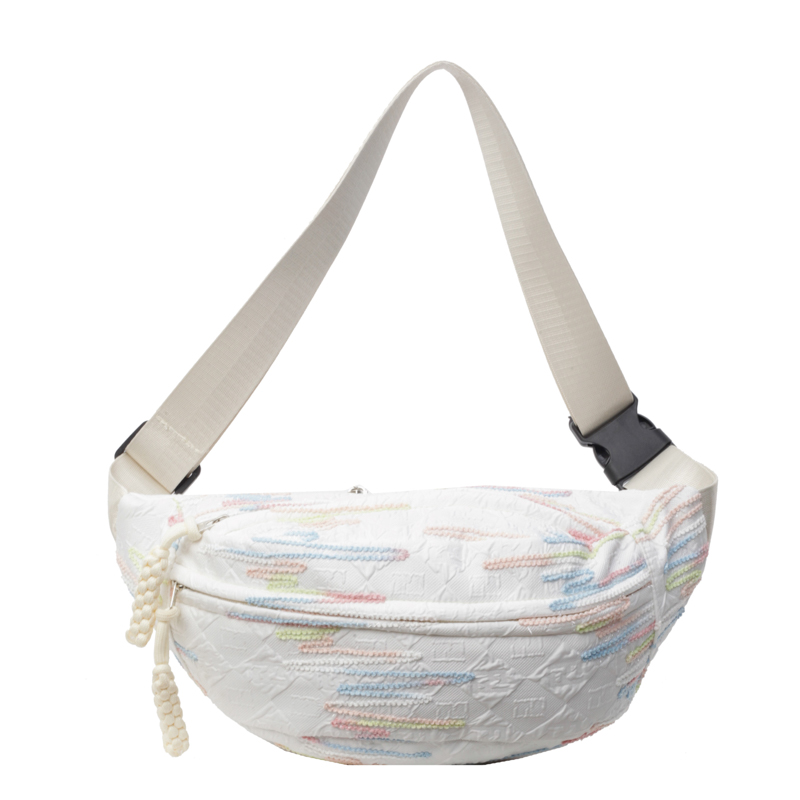 

DCLOUD Тканевая наплечная сумка через плечо унисекс, Ecru