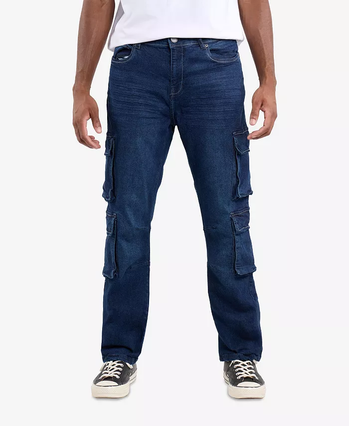 

Мужские прямые карго джинсы Xray, синий