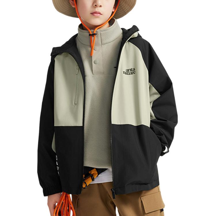 Куртка Outdoor Collection для подростков Antakids, серо-зеленый/черный — фото 4