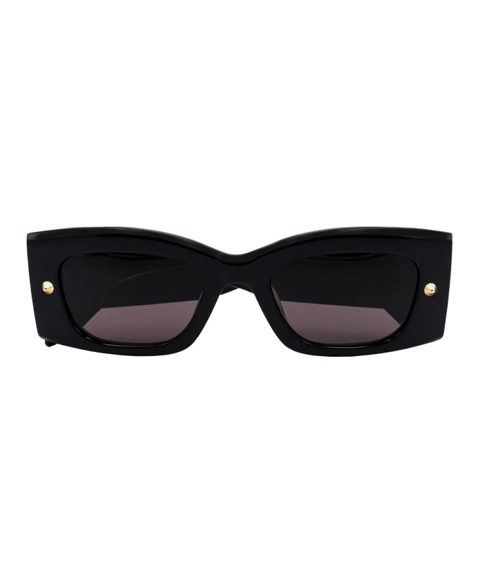 

Прямоугольные солнцезащитные очки aw23 Alexander Mcqueen, черный