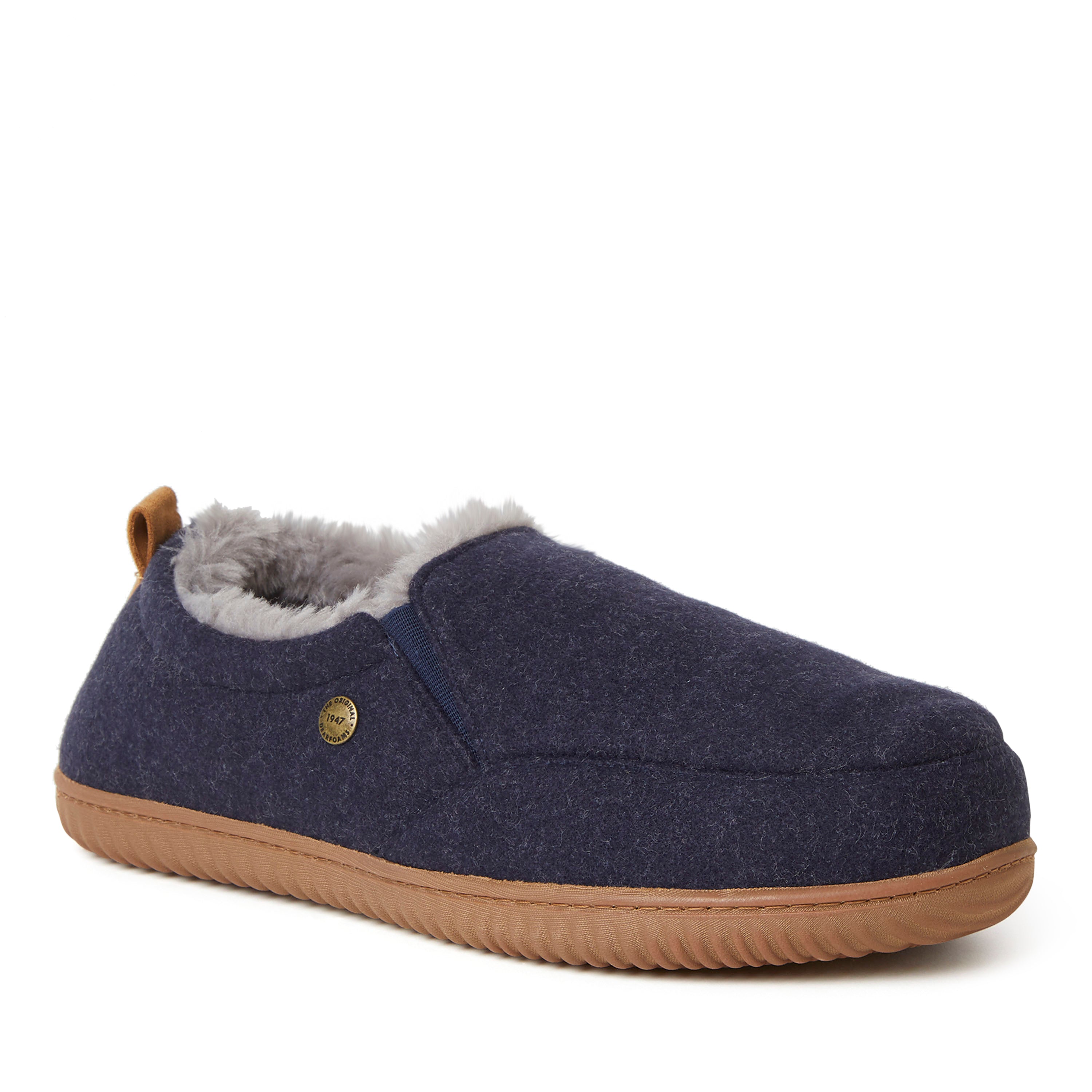 

Мужские тапочки Alpine by Dearfoams Zurich с закрытым задником для использования в помещении и на открытом воздухе, цвет navy heather