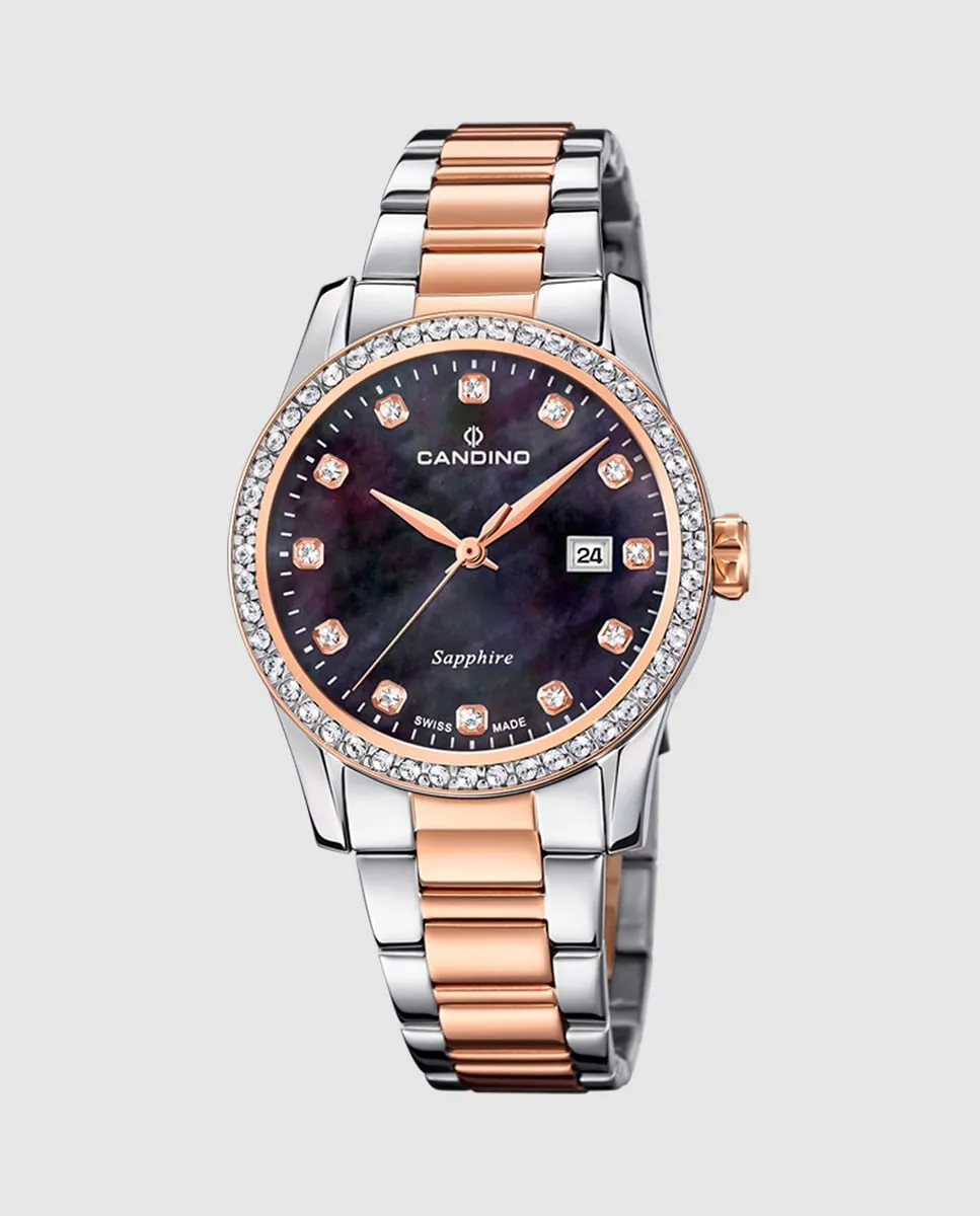 

C4741/5 Женские часы Lady Elegance из серебристой стали Candino, серебряный