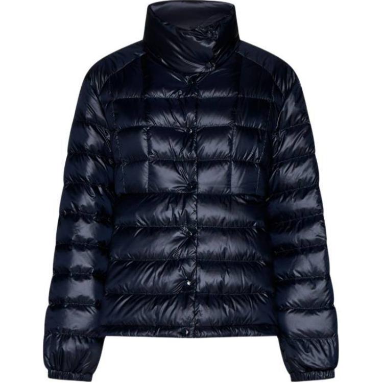 

Куртка утепленная на пуговицах Moncler, морской синий