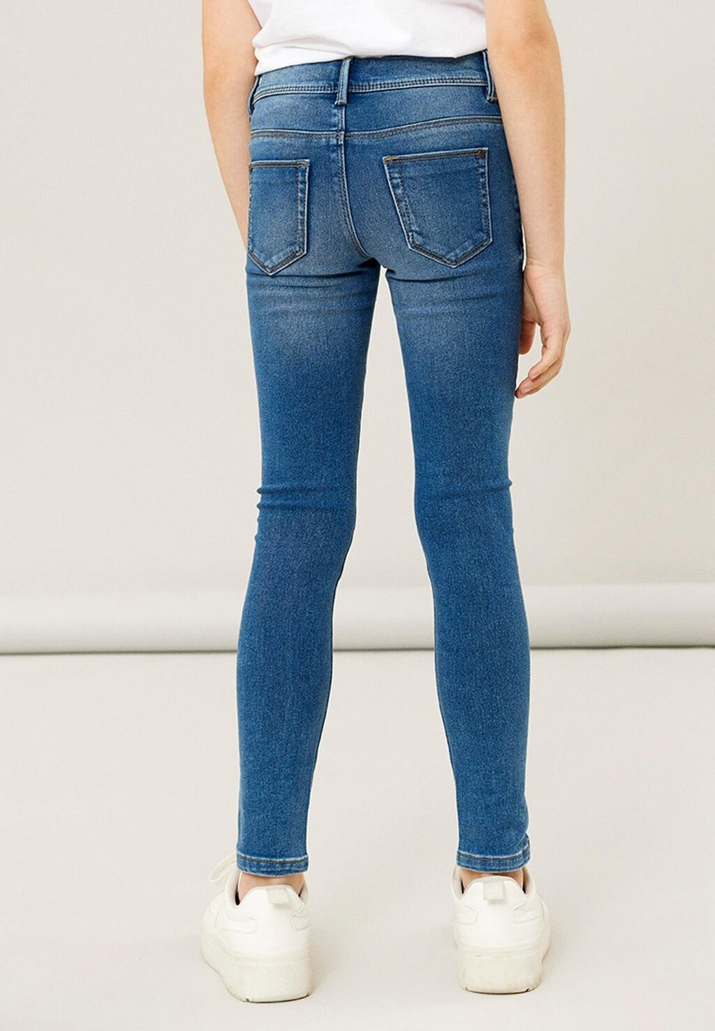 Джинсы Skinny Fit Nkfpolly Pant Name it, цвет medium blue denim — фото 2