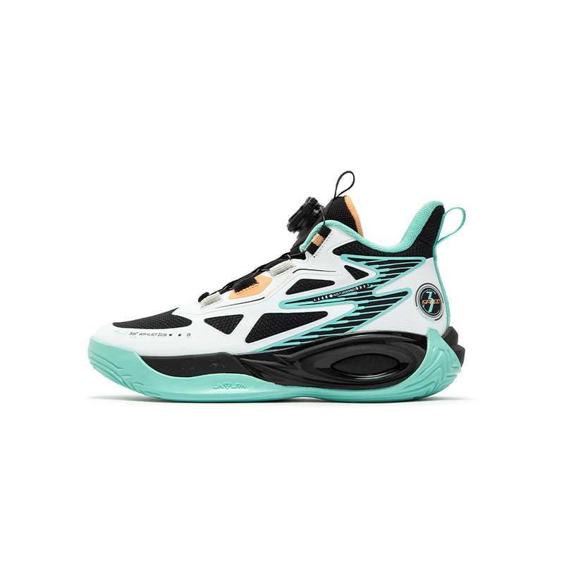 

361°KIDS Скользостойкие амортизирующие, устойчивые к истиранию, с поддержкой отскока детские повседневные кроссовки White Black