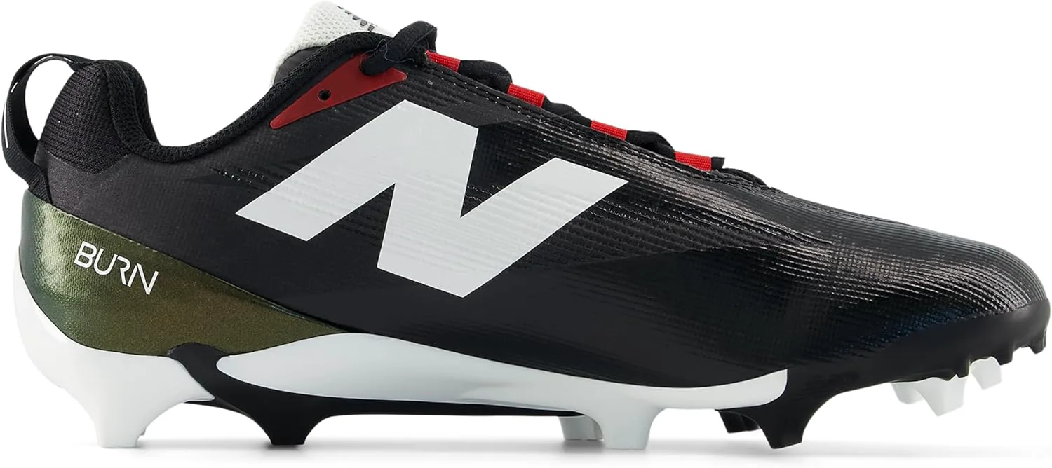 Кроссовки для мужчин New Balance Burnx5, черный/белый/красный — фото 3