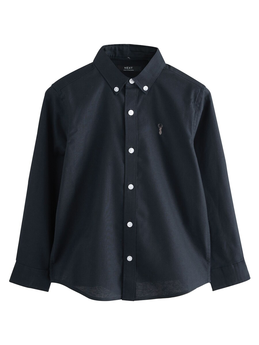 

Рубашка на пуговицах классического кроя Next, темно-синий
