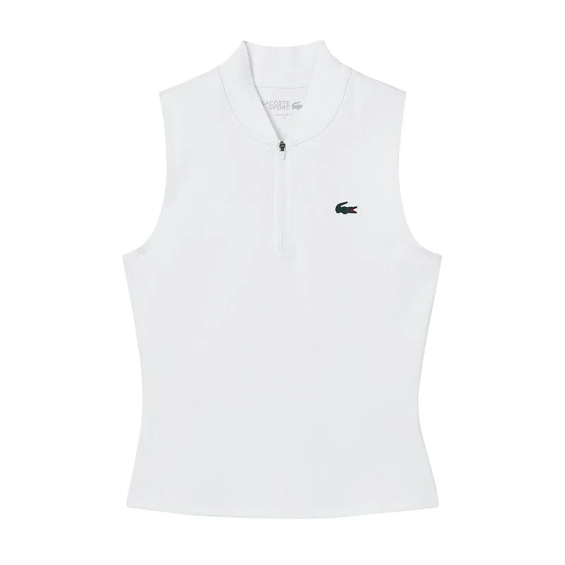 Майка LACOSTE белая прямая