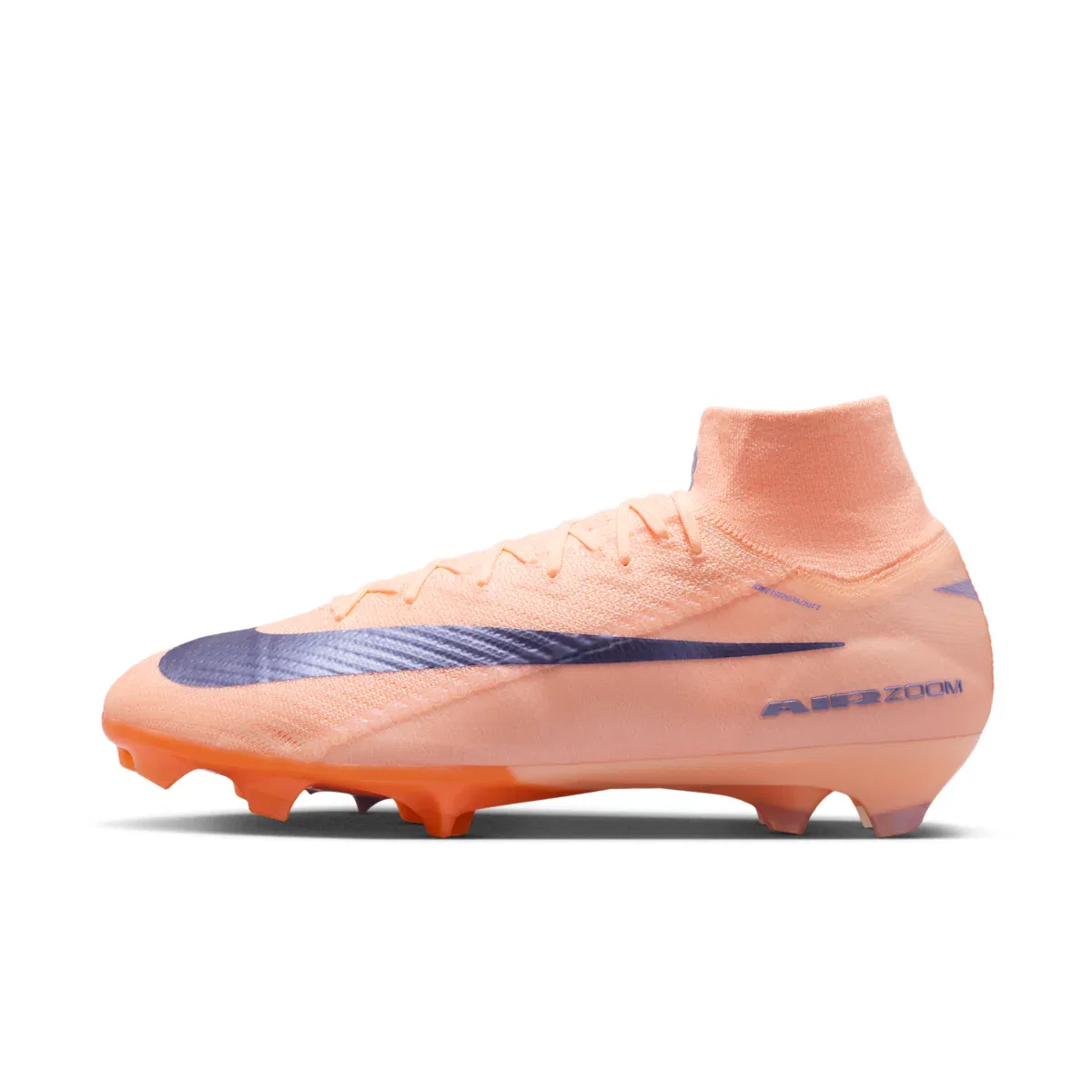 Мужские футбольные бутсы Mercurial Superfly 10 Elite LV8 для твердого грунта, высокие Nike, Orange