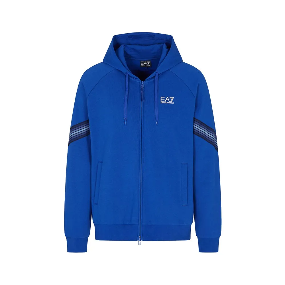 

Толстовка EA7 EMPORIO ARMANI Train 7 Lines Tape full zip, синий