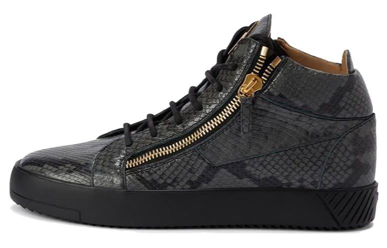 

Высокие кожаные кеды Frankie Giuseppe Zanotti, Gray