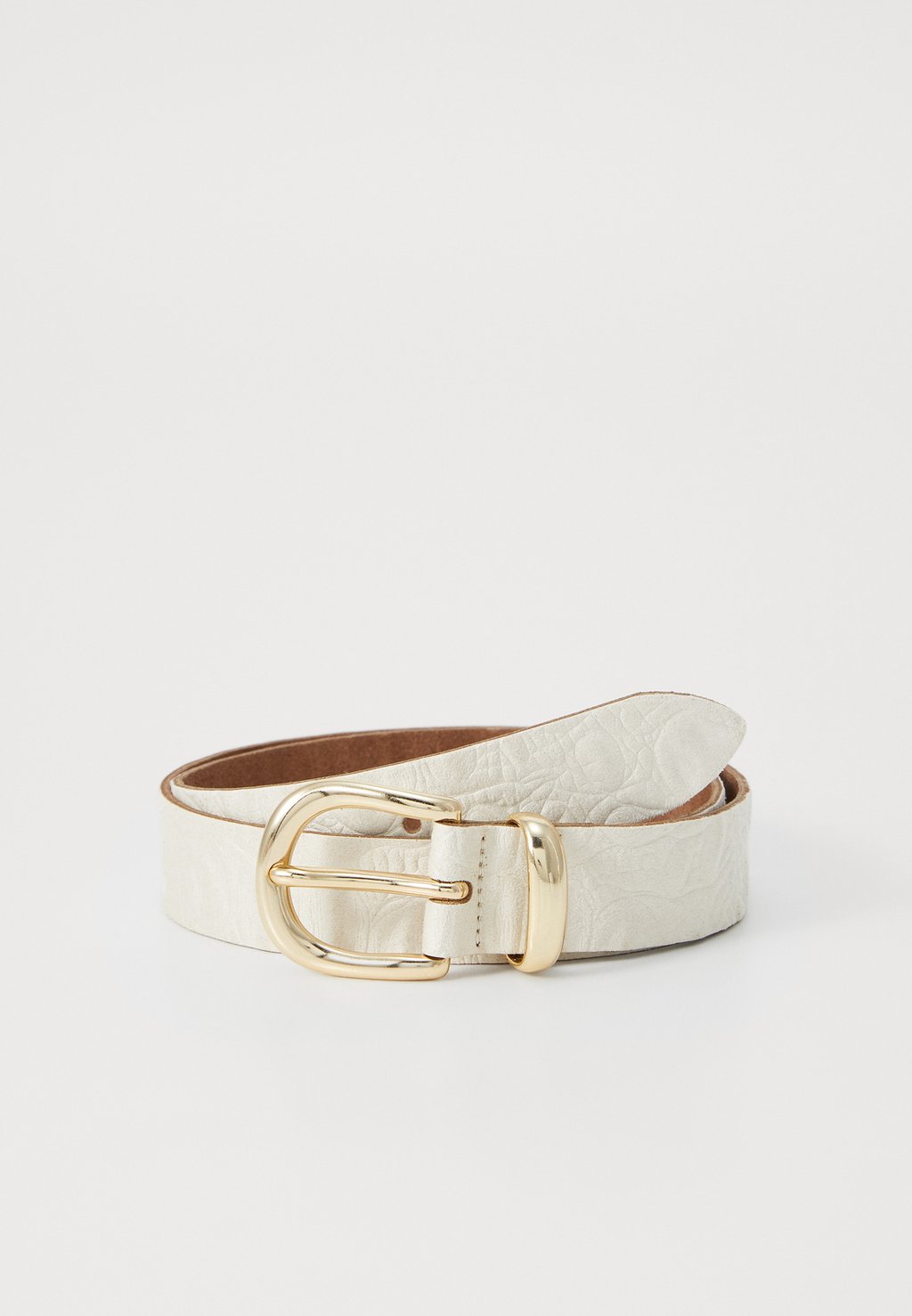 

Пояс LEATHER MIX BELT Vanzetti, молочный