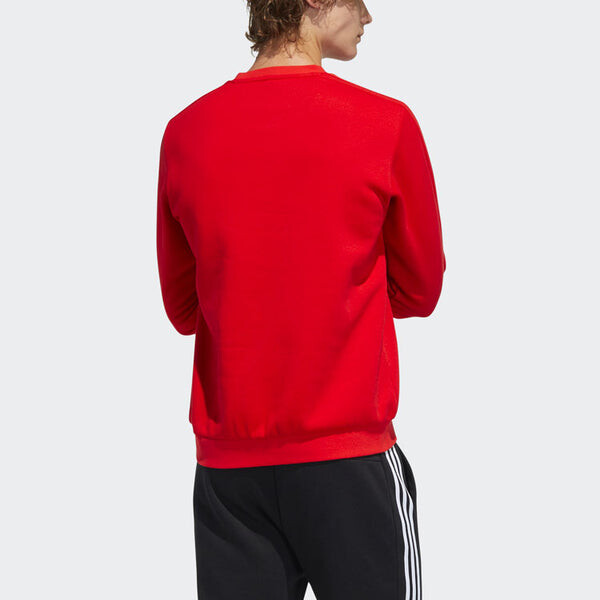 Толстовка adidas neo M Ssfv1 Sweat Casual Round Neck Pullover Sports Red, красный — фото 3