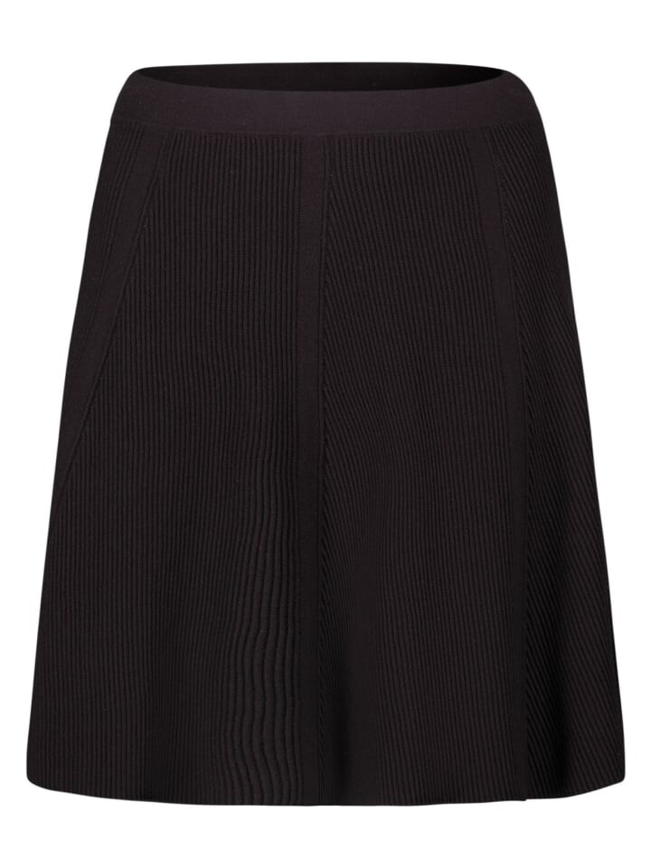 

Мини-юбка Zero Strick ausgestellt, цвет black beauty