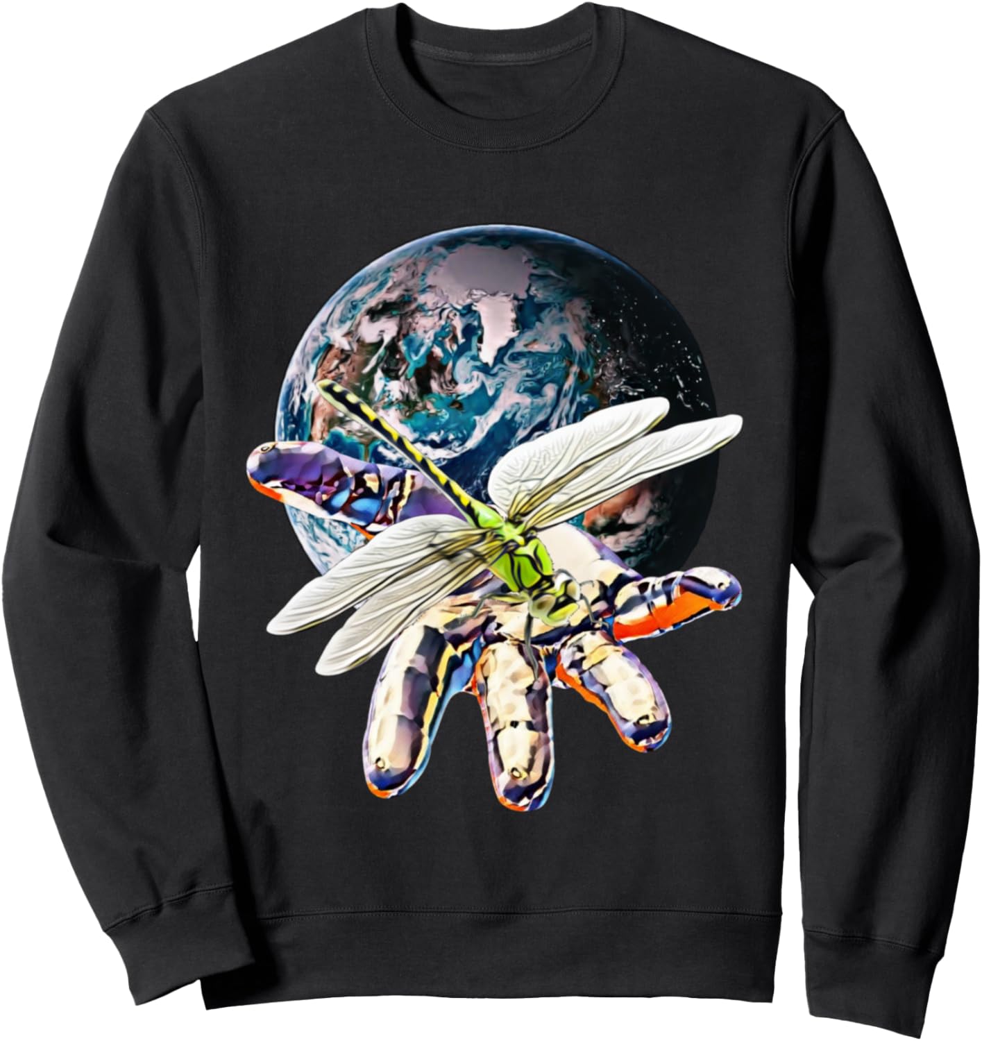 

Толстовка с изображением стрекозы Dragonfly Insect - Animal Gift For Christmas Or Birthday, черный