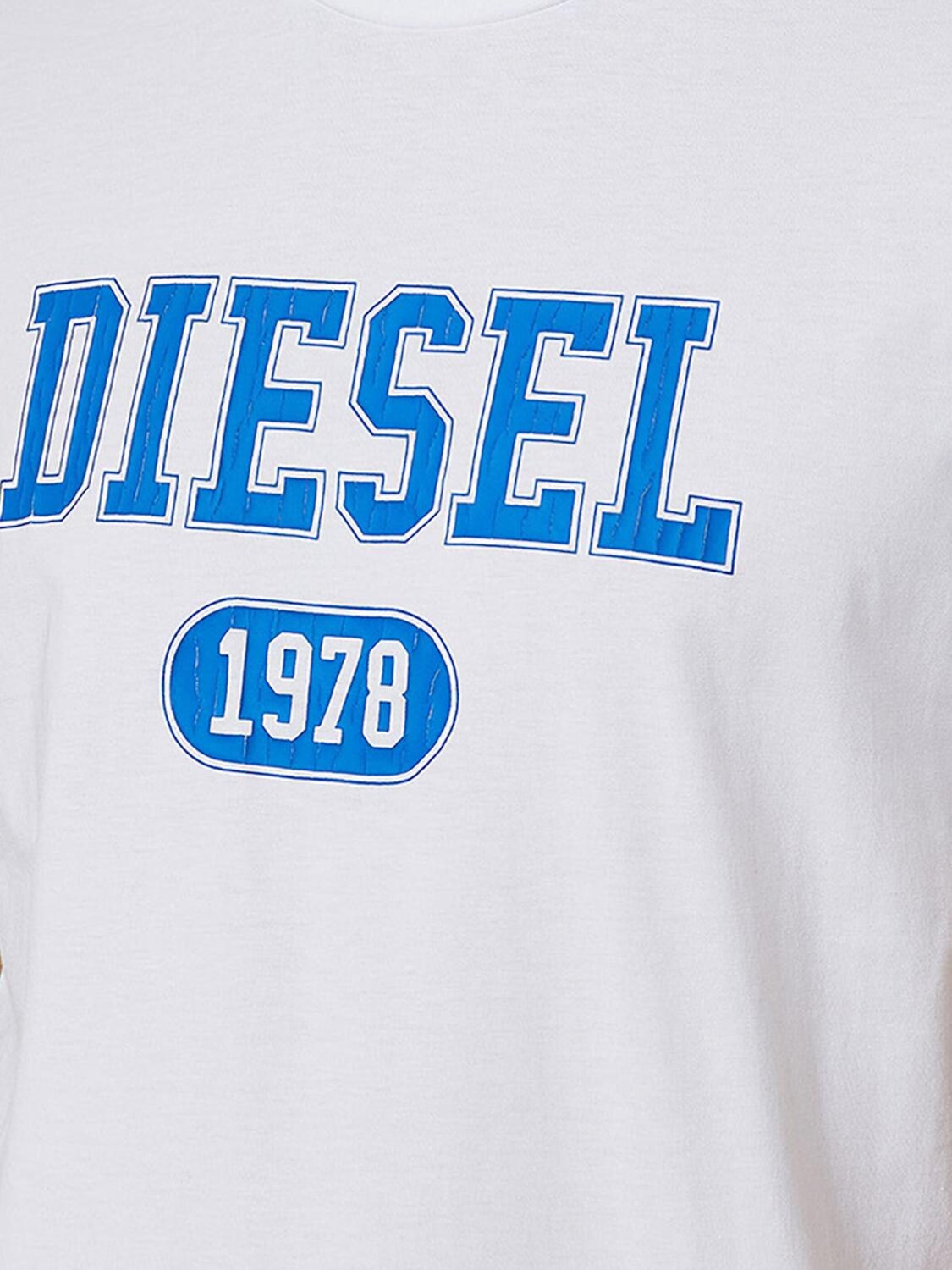DIESEL Футболка 'T-DIEGOR-K46' в белом цвете — фото 2
