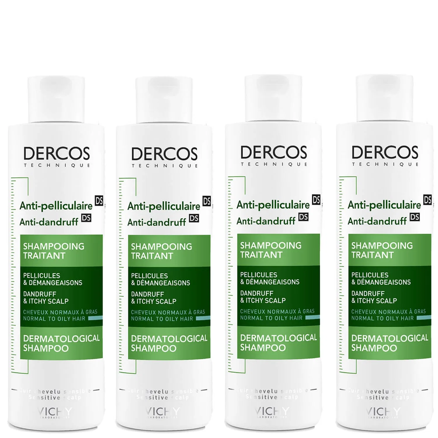Набор для ухода за жирными волосами Dercos против перхоти Vichy