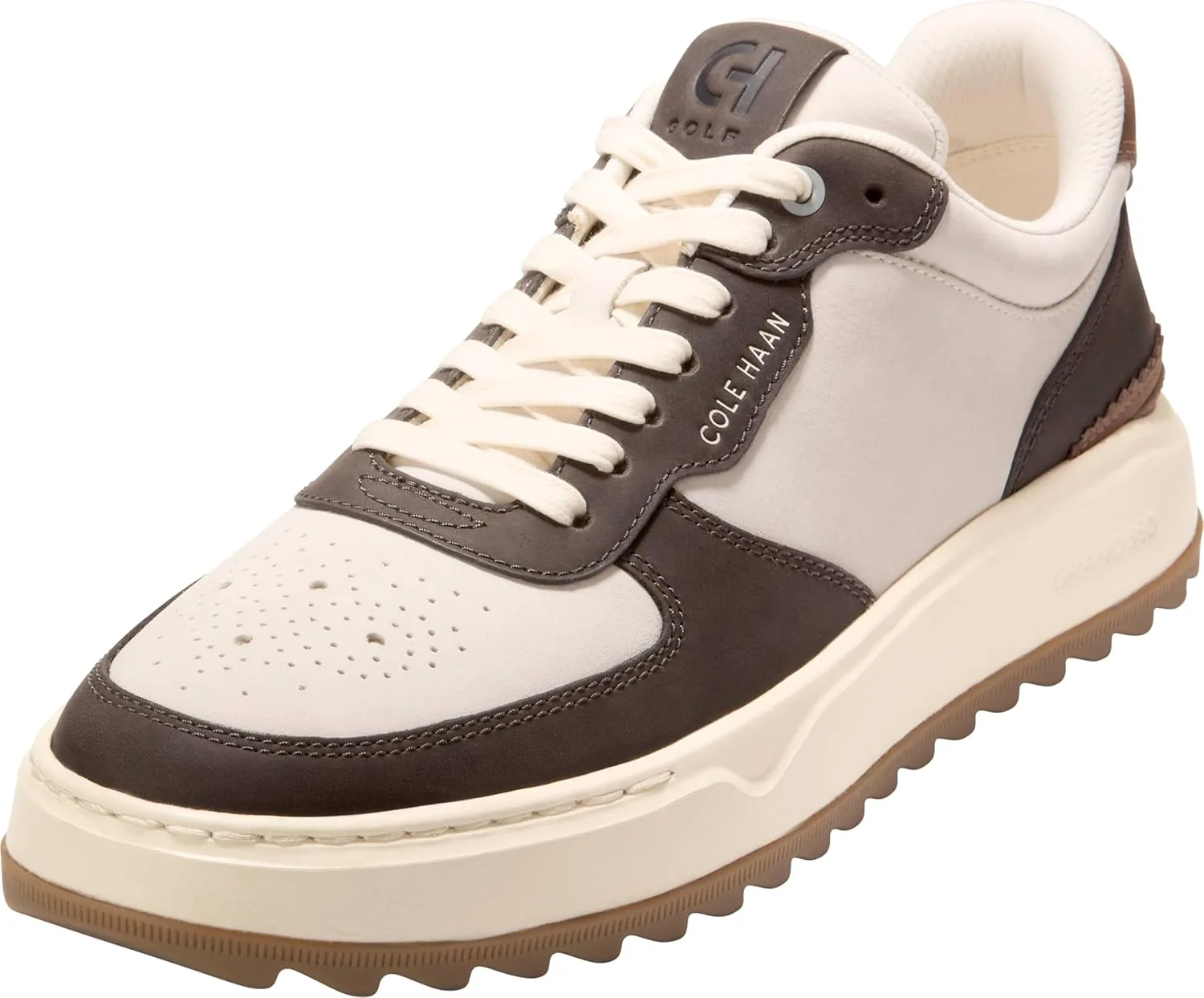 Мужские кроссовки для гольфа Cole Haan Grandpr Crossover, слоновая кость/темно-оливковый — фото 2