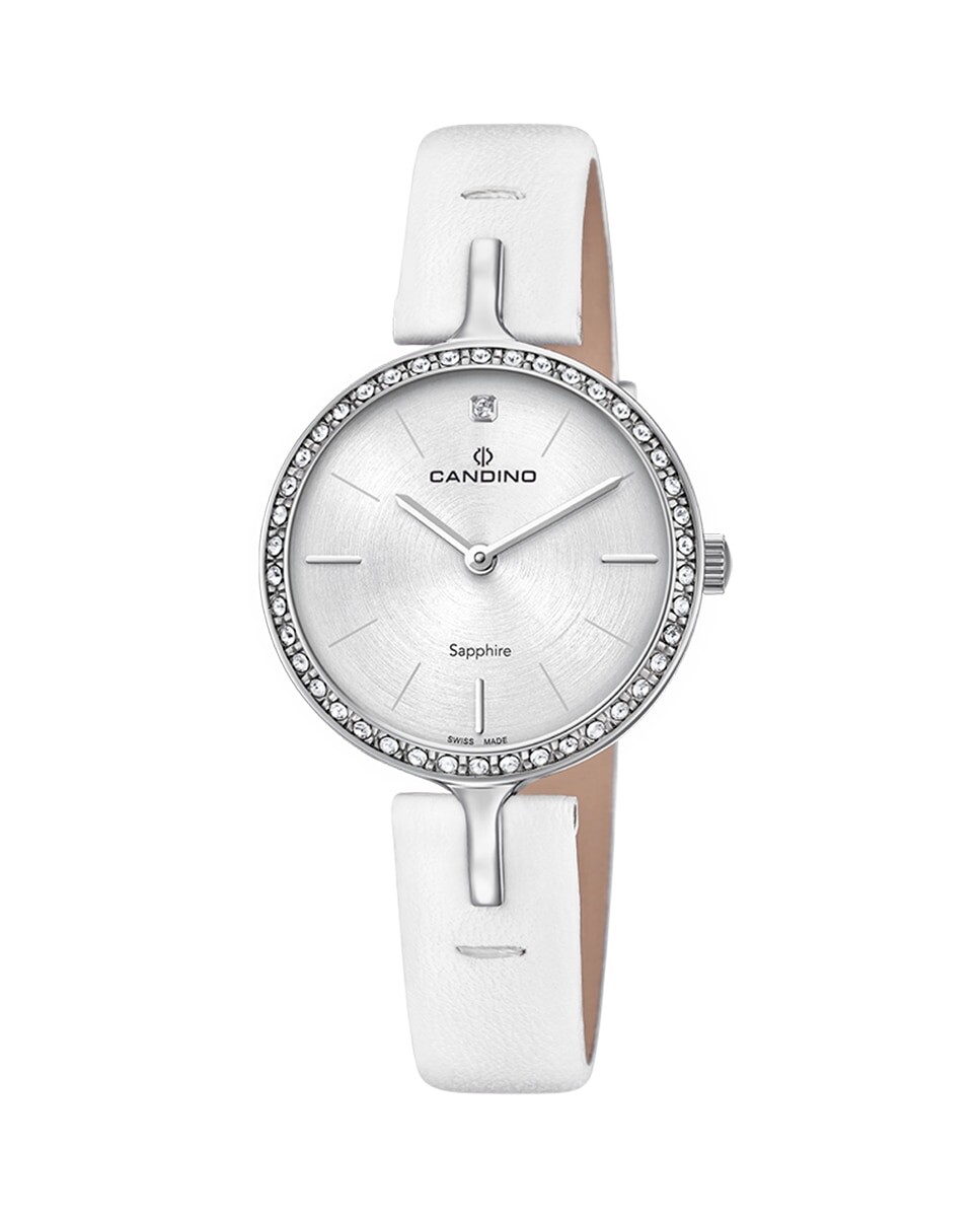 

C4651/1 Lady Elegance женские кожаные часы белого цвета Candino, белый