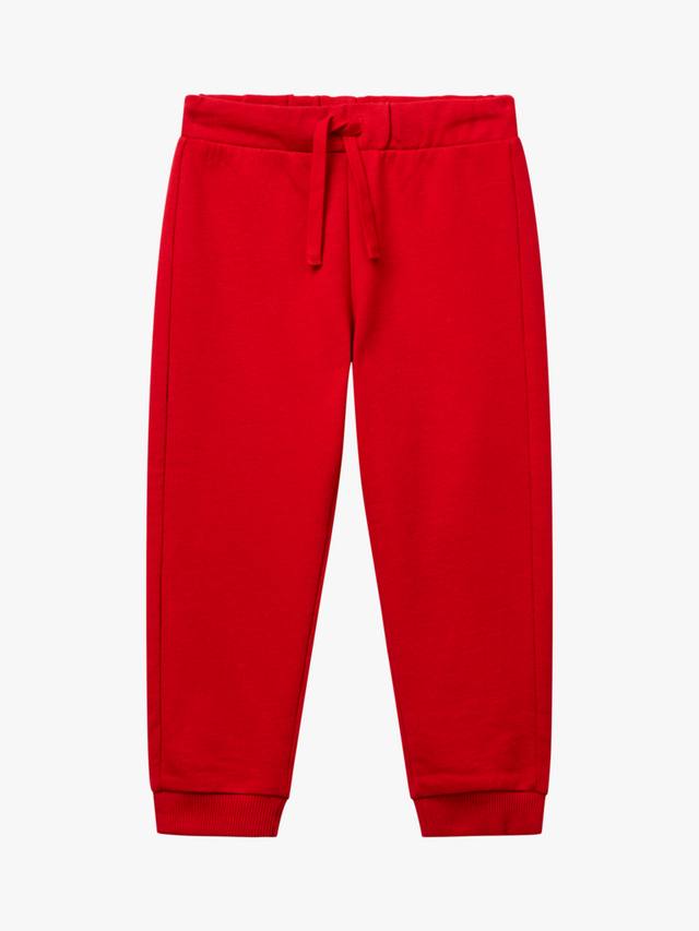 

Детские хлопковые джоггеры с кулиской Benetton, Red