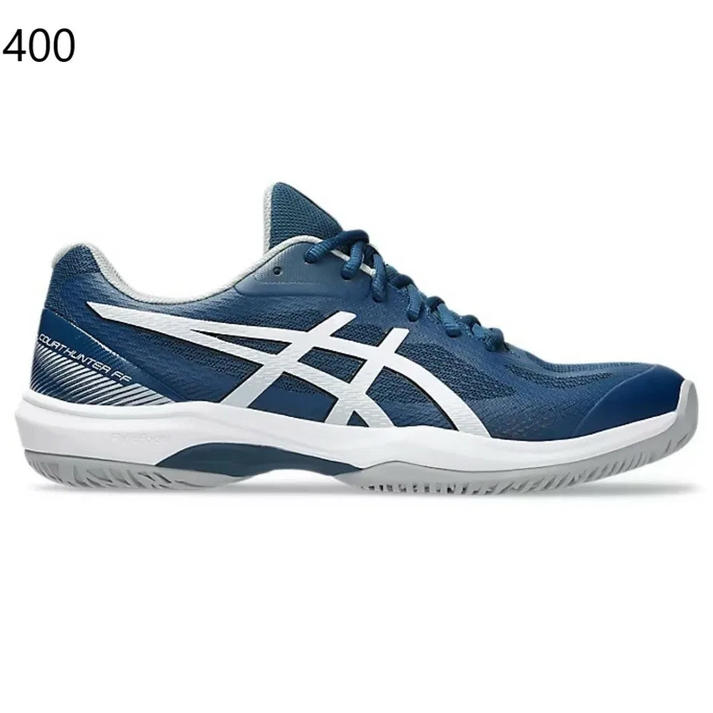Мужские кроссовки для бадминтона «Court Hunter FF» от ASICS, Mako Blue/Gravel (400) — фото 2
