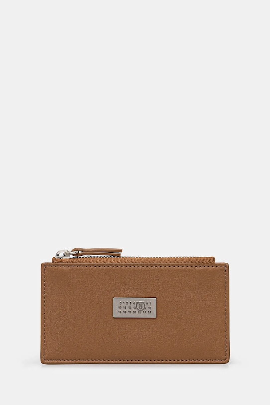 

Кожаный кошелек Mm6 Maison Margiela, коричневый