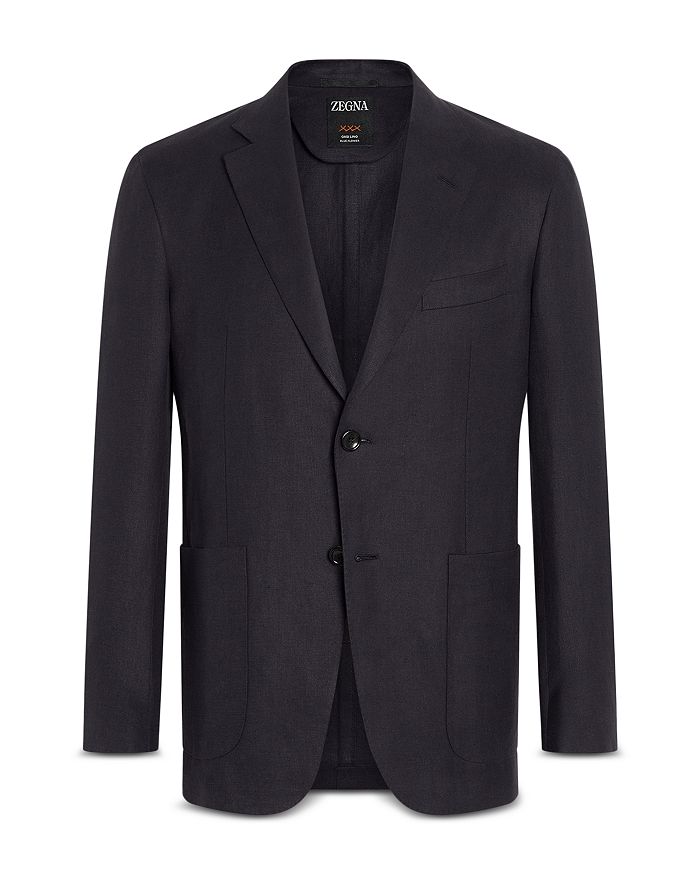 

Жакет из льна Oasi Lino Regular Fit ZEGNA, синий