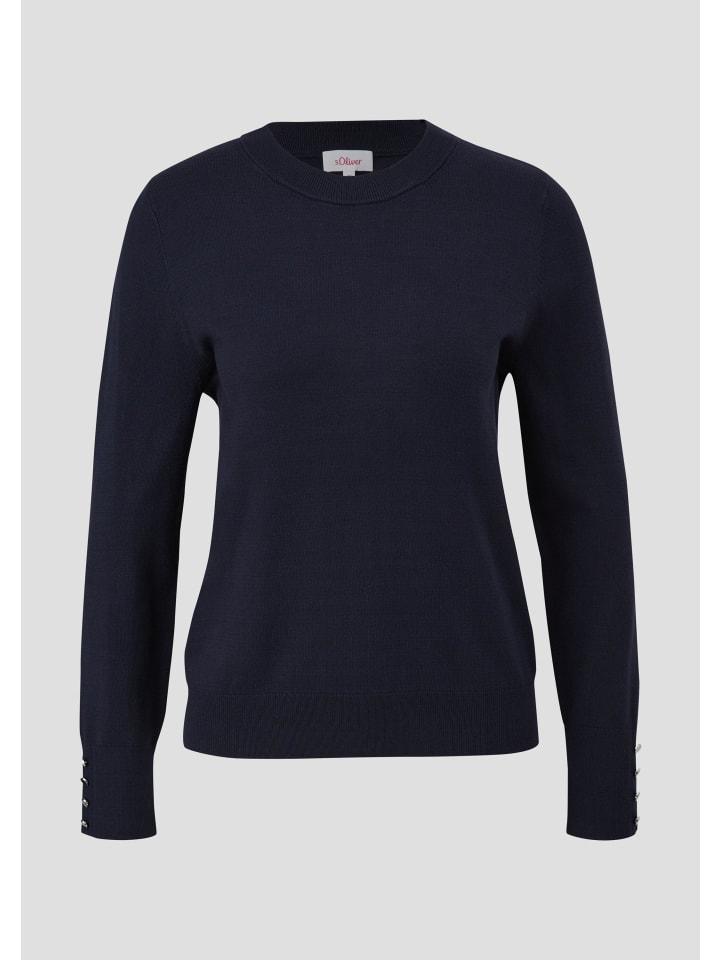 

s.Oliver Вязаный свитер, цвет 5959_navy