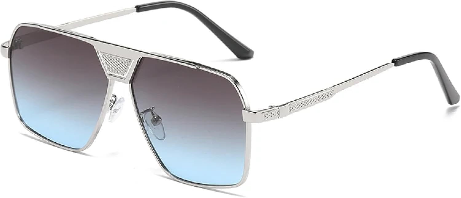 

Солнцезащитные очки с защитой от УФ-излучения UV400 | Легкая оправа | Для женщин и мужчин | Для занятий спортом на открытом воздухе и вождения DSVIGF, Black Gradient Blue