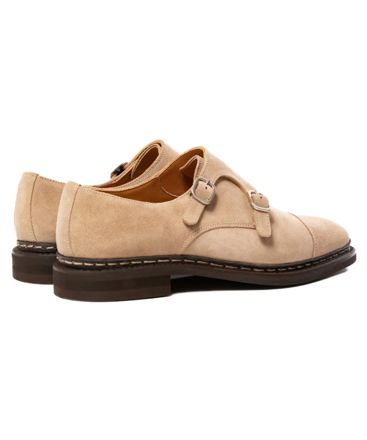 Мужские туфли Berwick1707 двойной монах 5245 с подошвой Vibram — фото 4