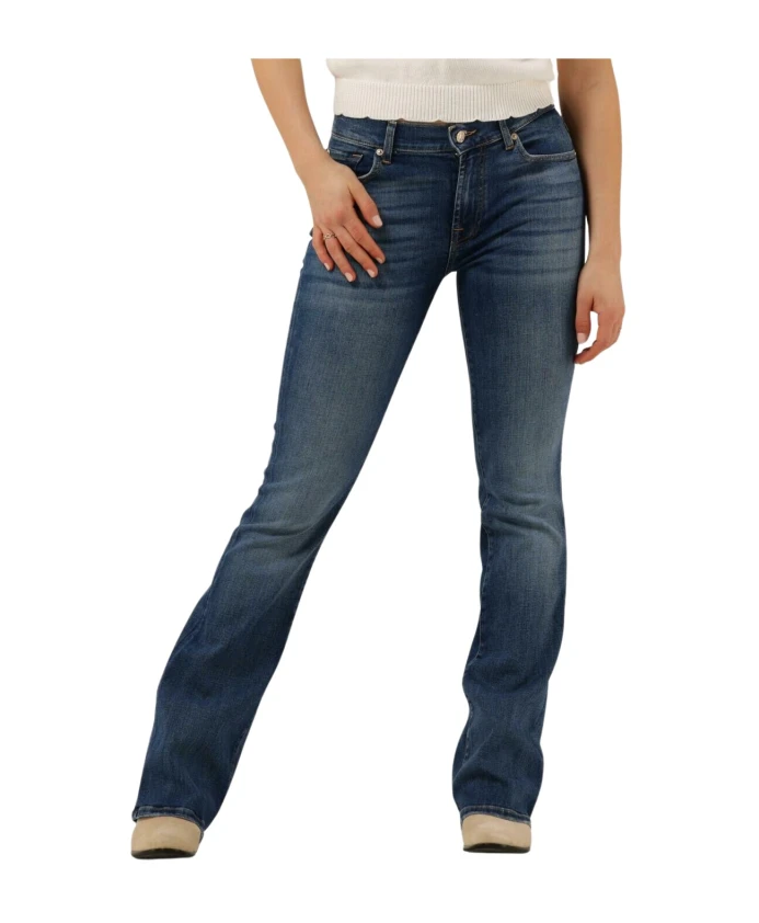 

Расклешенные джинсы Bootcut 7 For All Mankind, синий
