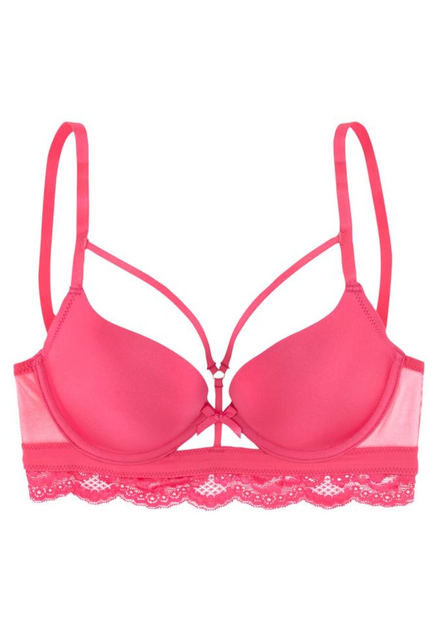 

Бюстгальтер на косточках LASCANA Push-up Bra, розовый