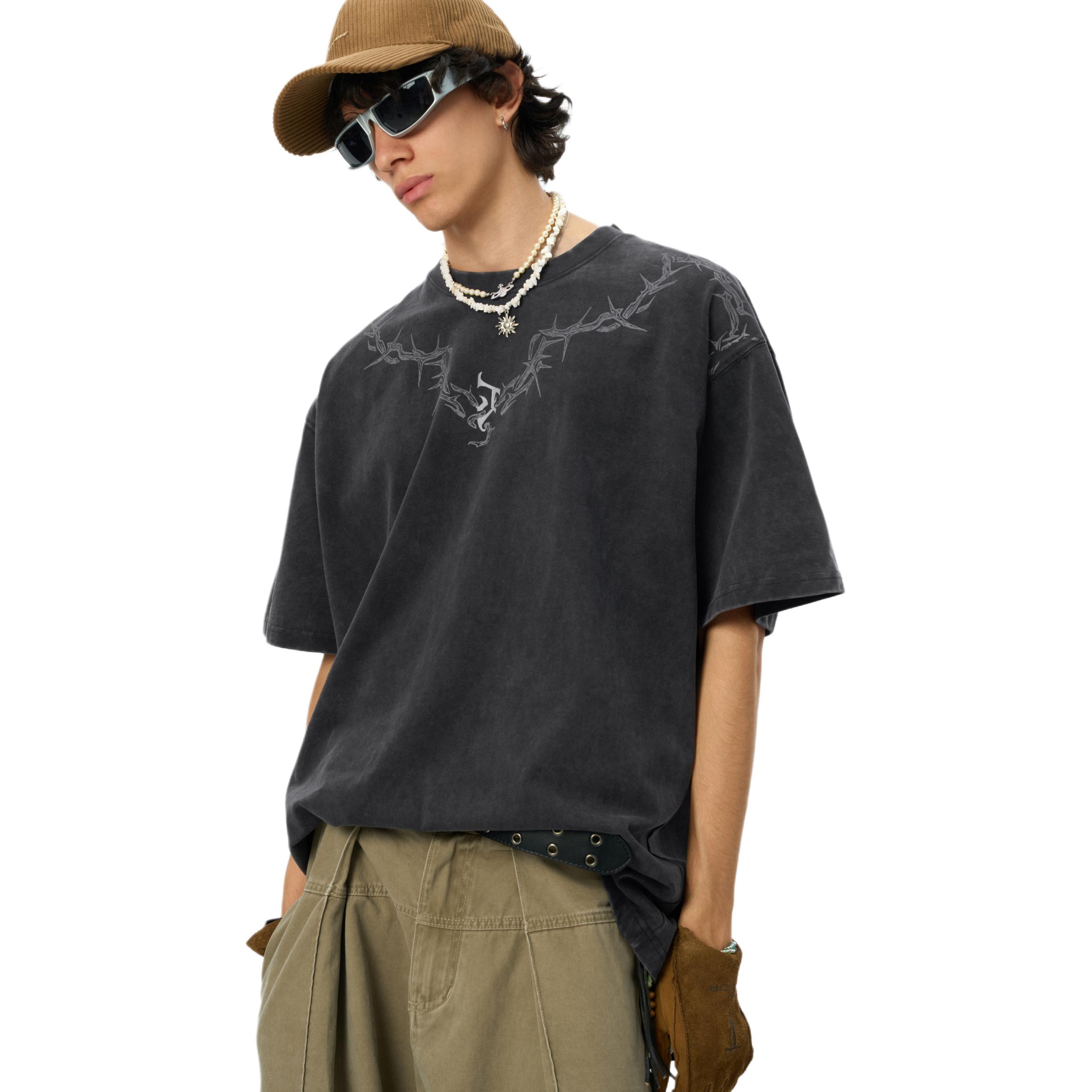 

Футболка мужская JHYQ, тёмно-серый