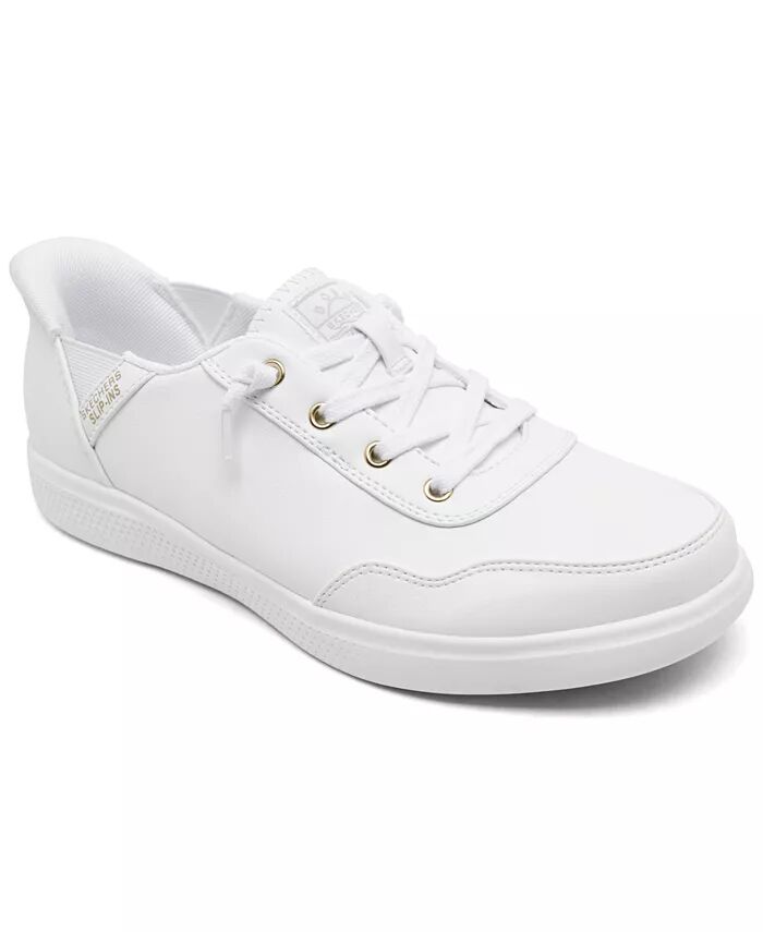Женские слипоны BOBS Skip Cute - BCute Классические повседневные кроссовки от Finish Line Skechers, белый