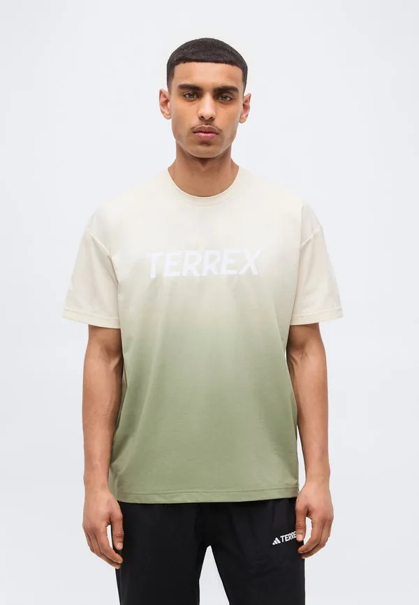 Спортивная футболка, цвет слоновой кости Adidas Terrex, Off-White