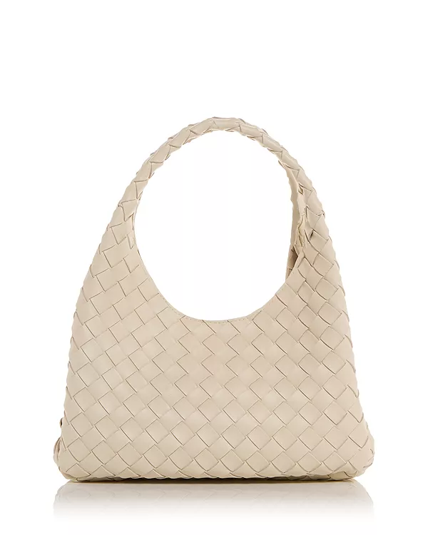 

Маленькая сумка через плечо Campana из кожи интреччато Bottega Veneta, белый