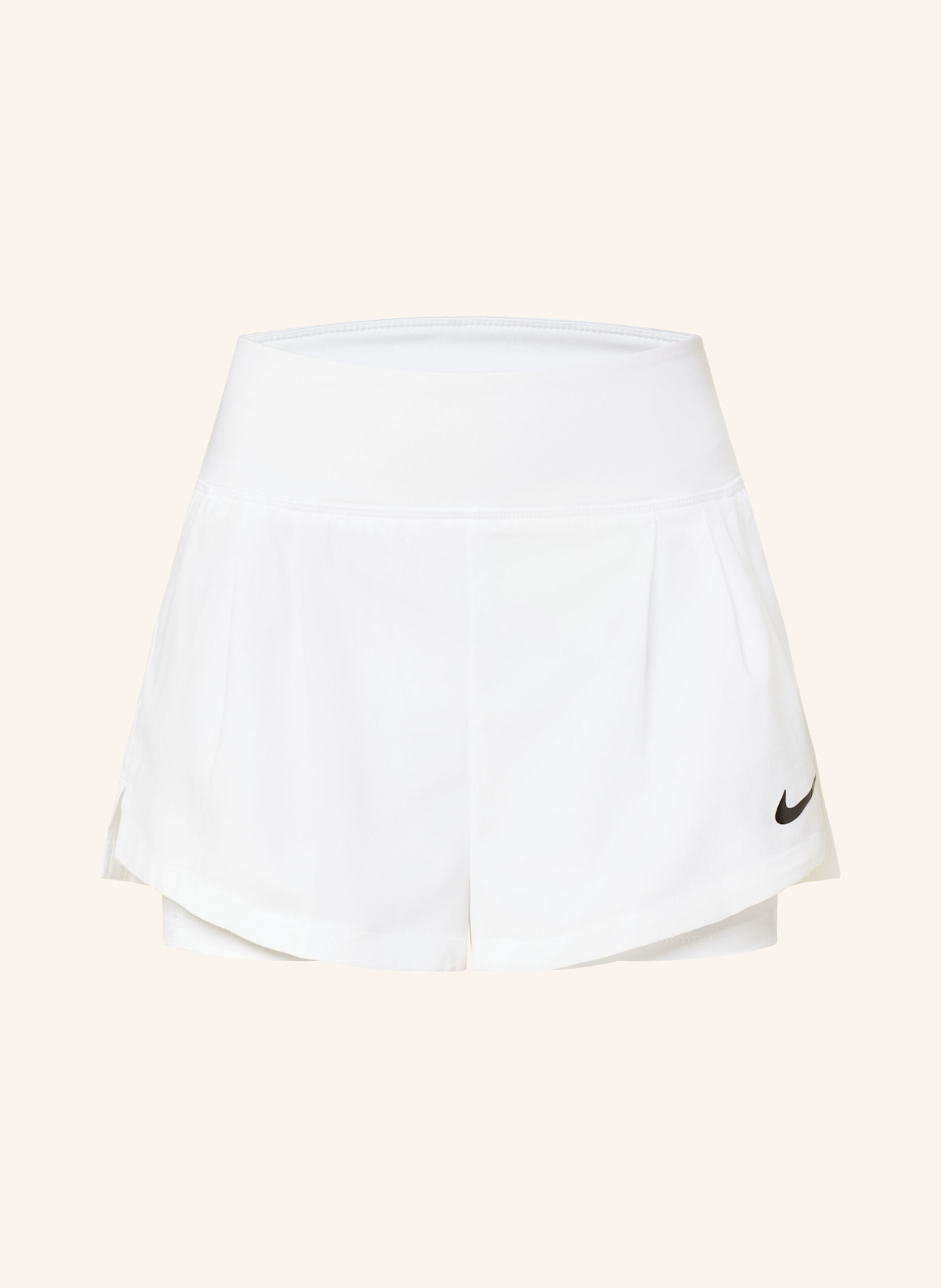 

2-В-1 теннисные шорты преимущество корта Nike, белый