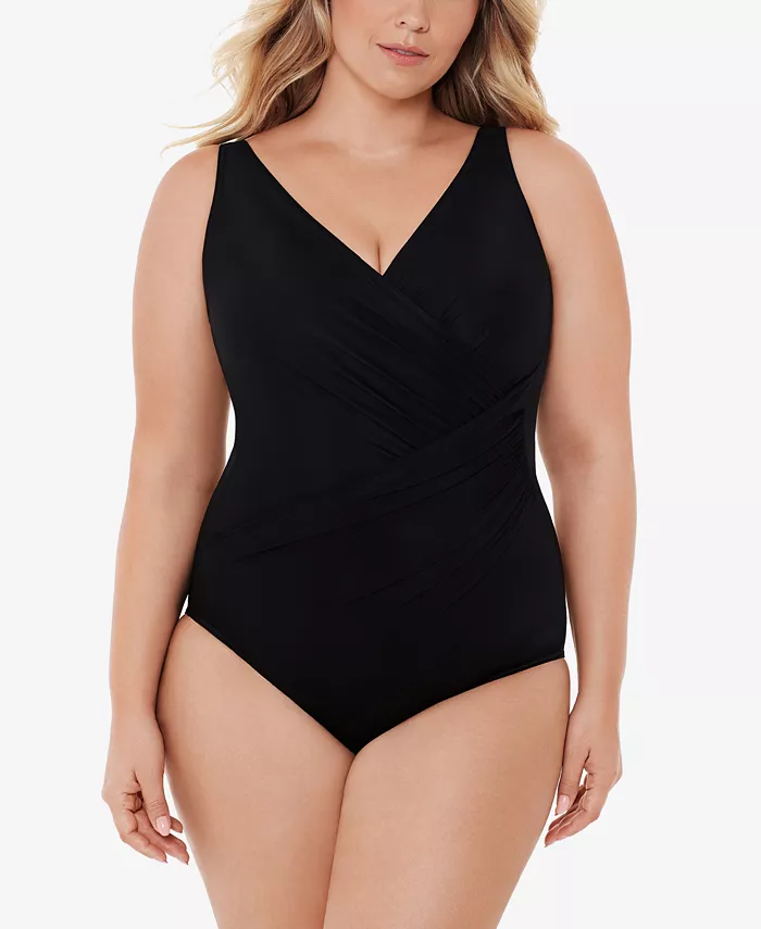 

Женский слитный купальник Oceanus Tummy Control Plus Must Haves Miraclesuit, черный