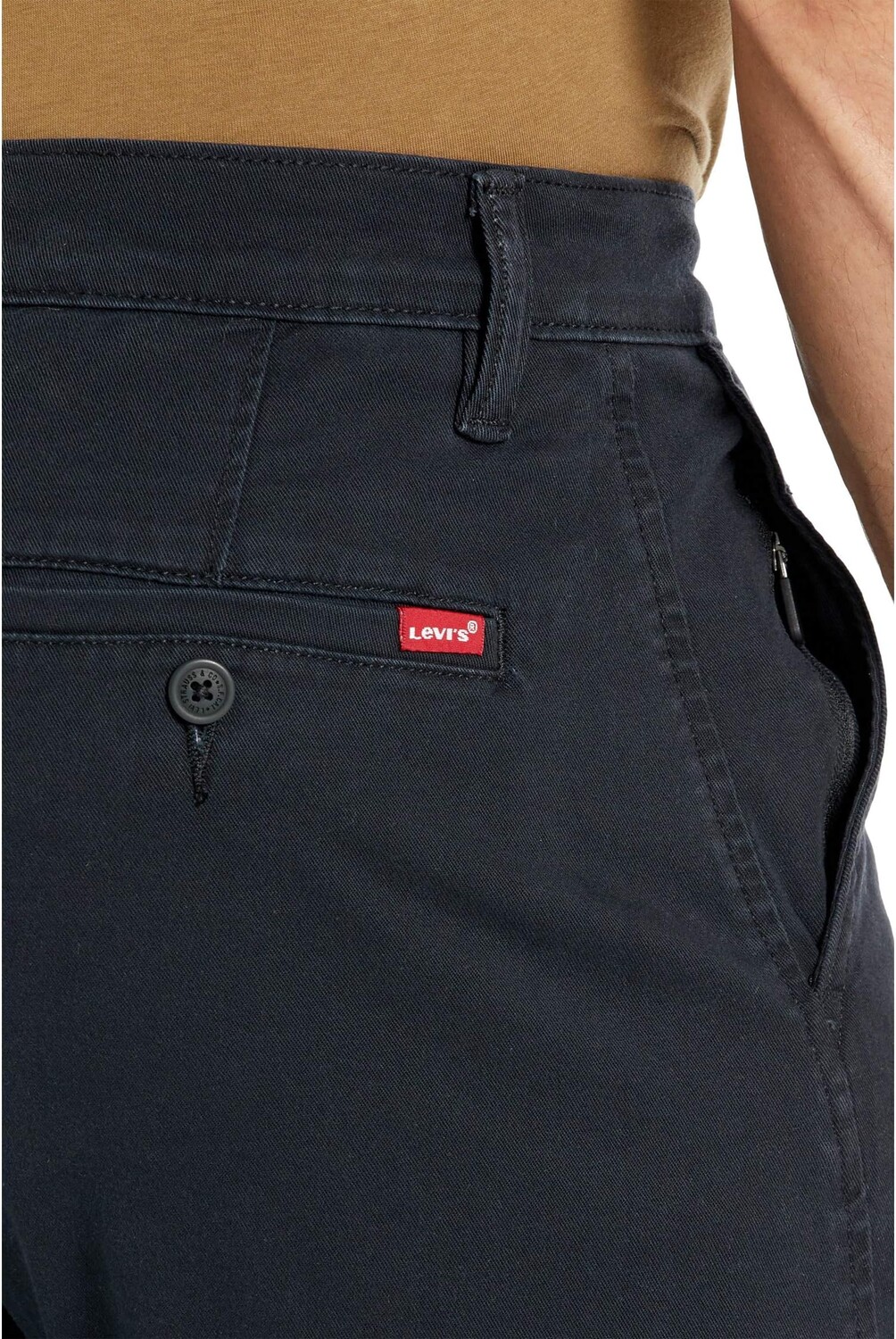 XX Стандартные зауженные брюки-чинос Levi's, цвет Mineral Black Stretch Twill — фото 4